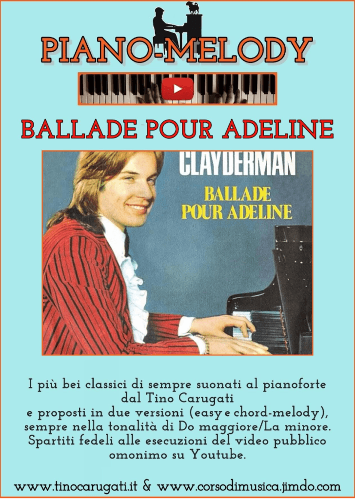 Pianismo melodico "Ballade pour Adeline" - Melodie Pianoforte