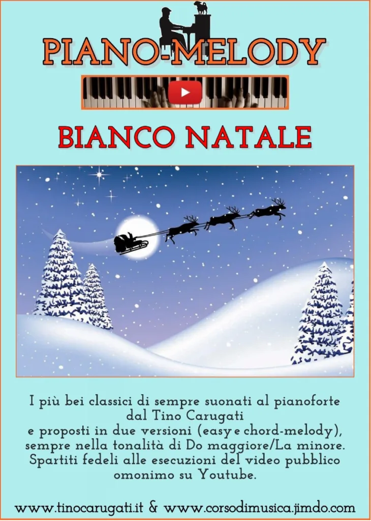 Pianismo melodico "Bianco Natale" - Melodie Pianoforte