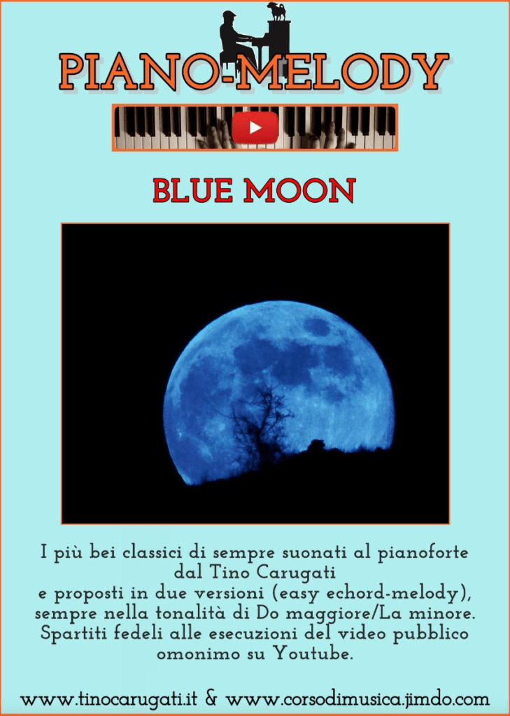 Pianismo melodico "Blue Moon" - Melodie Pianoforte