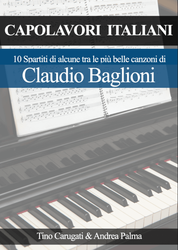 Raccolta di spartiti pianistici "Capolavori Italiani" - Claudio Baglioni