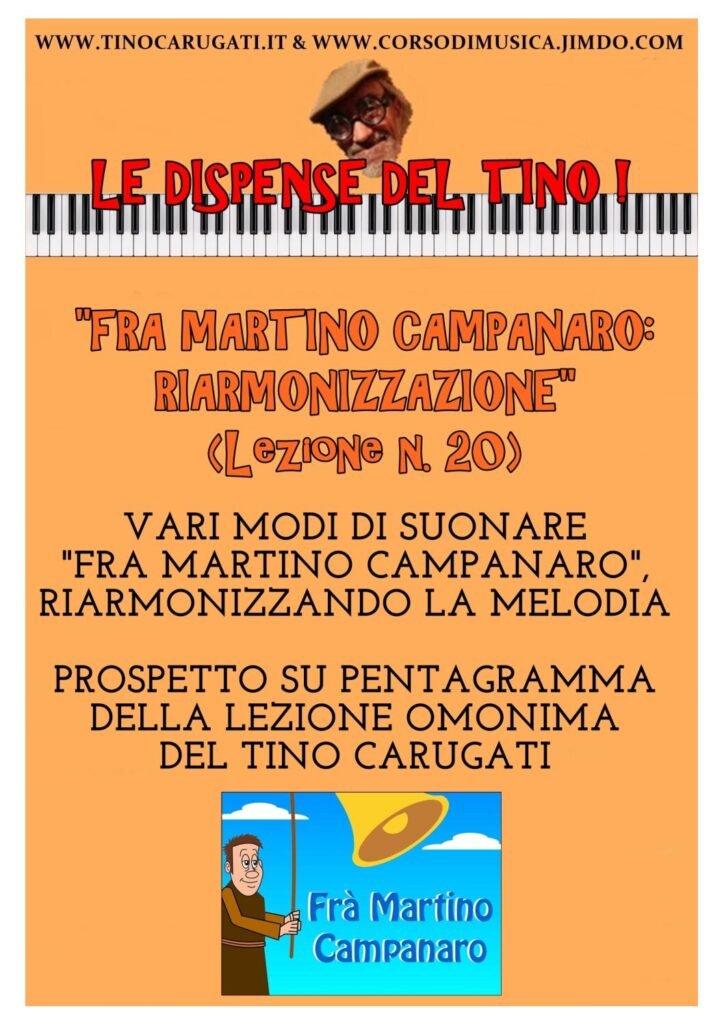 Fra Martino campanaro: riarmonizzazione - Lezione di Armonia
