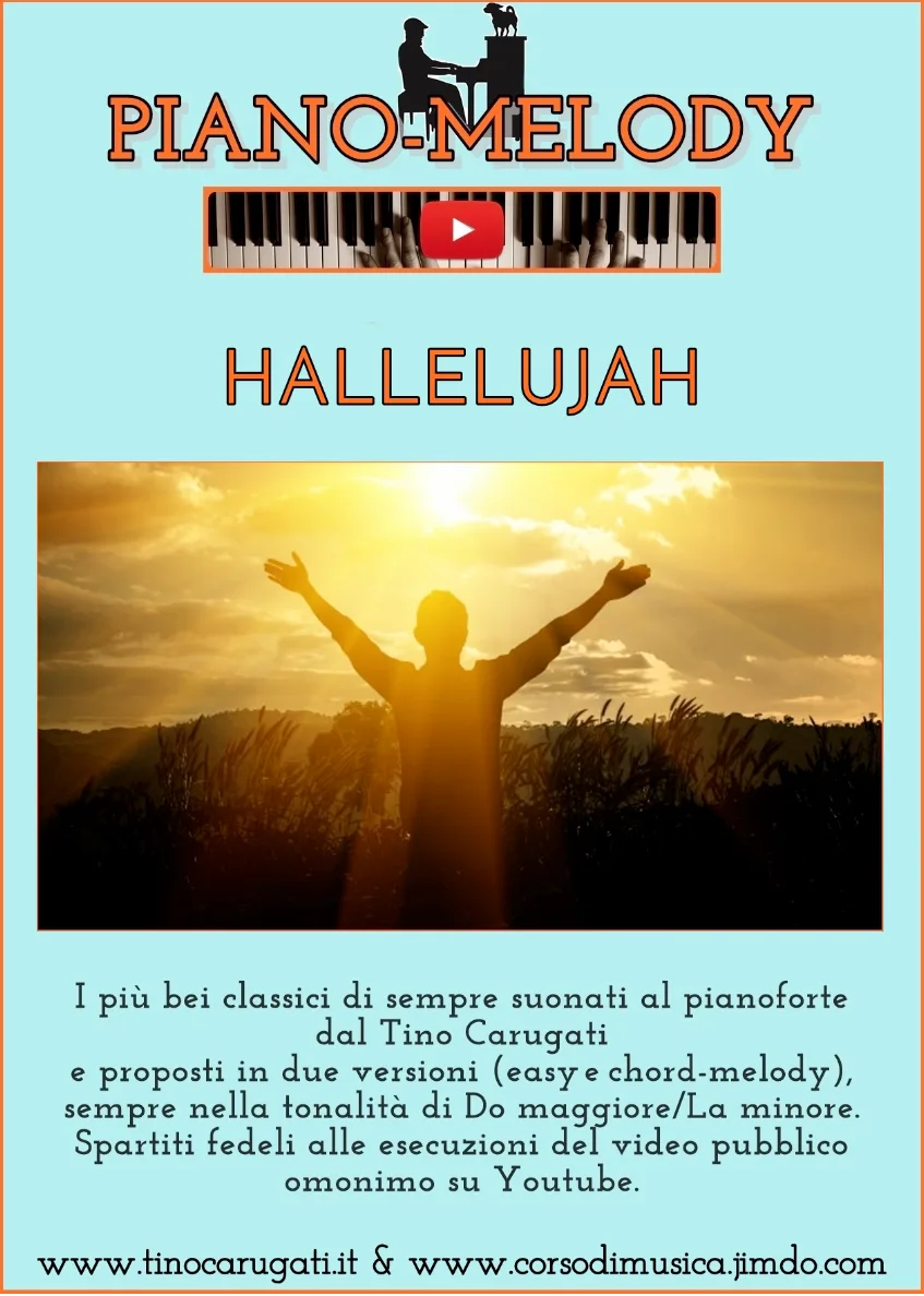 Pianismo melodico "Hallelujah" - Melodie Pianoforte