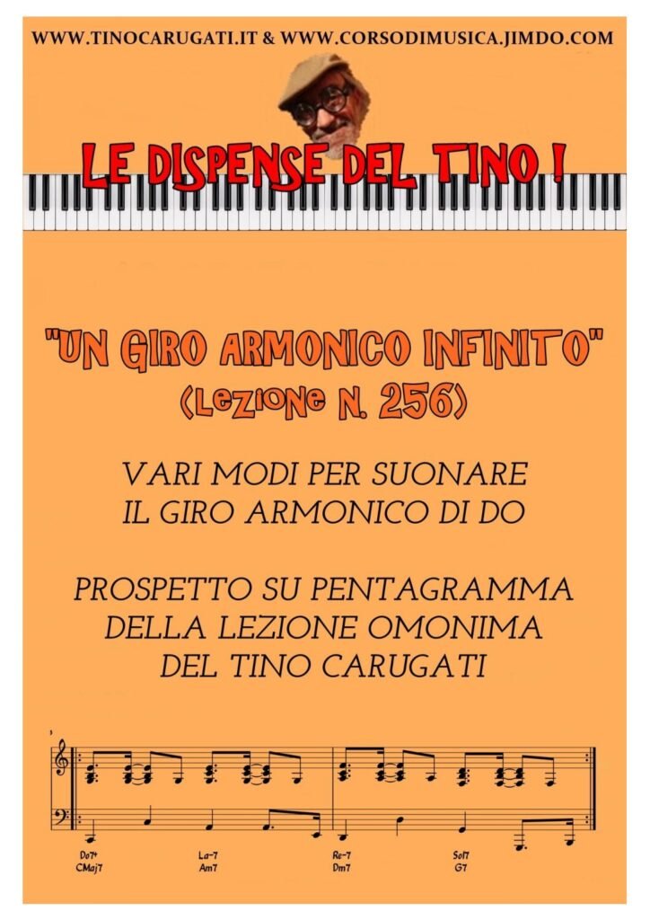 Un giro armonico infinito - Lezione di Armonia