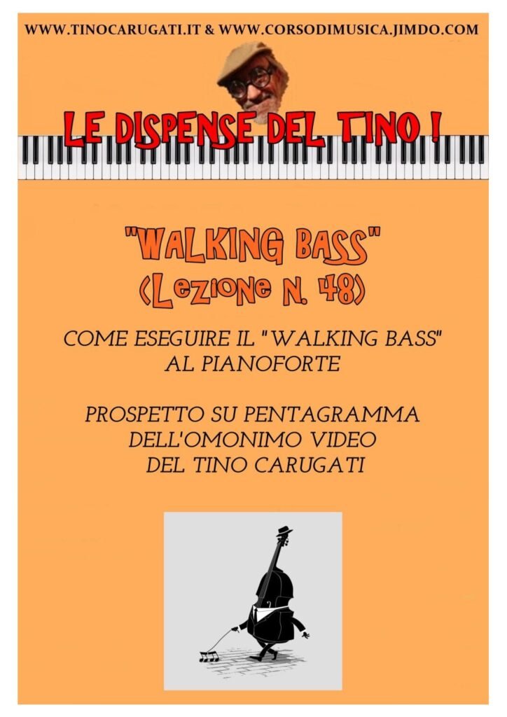 Walking bass - Lezione di Armonia