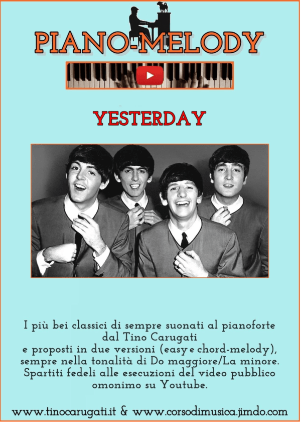 Pianismo melodico "Yesterday" - Piano Melody