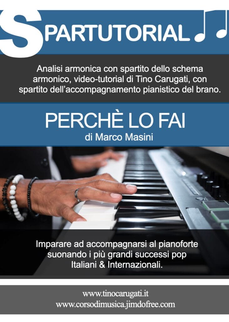 Tutorial Pianoforte  "PERCHE' LO FAI"  Marco Masini- Spartutorial