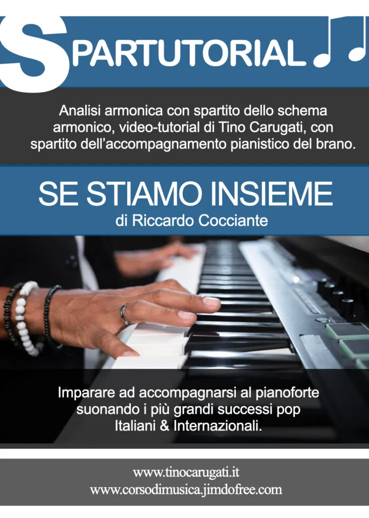 Tutorial Pianoforte  Riccardo Cocciante 'SE STIAMO INSIEME' - Spartutorial