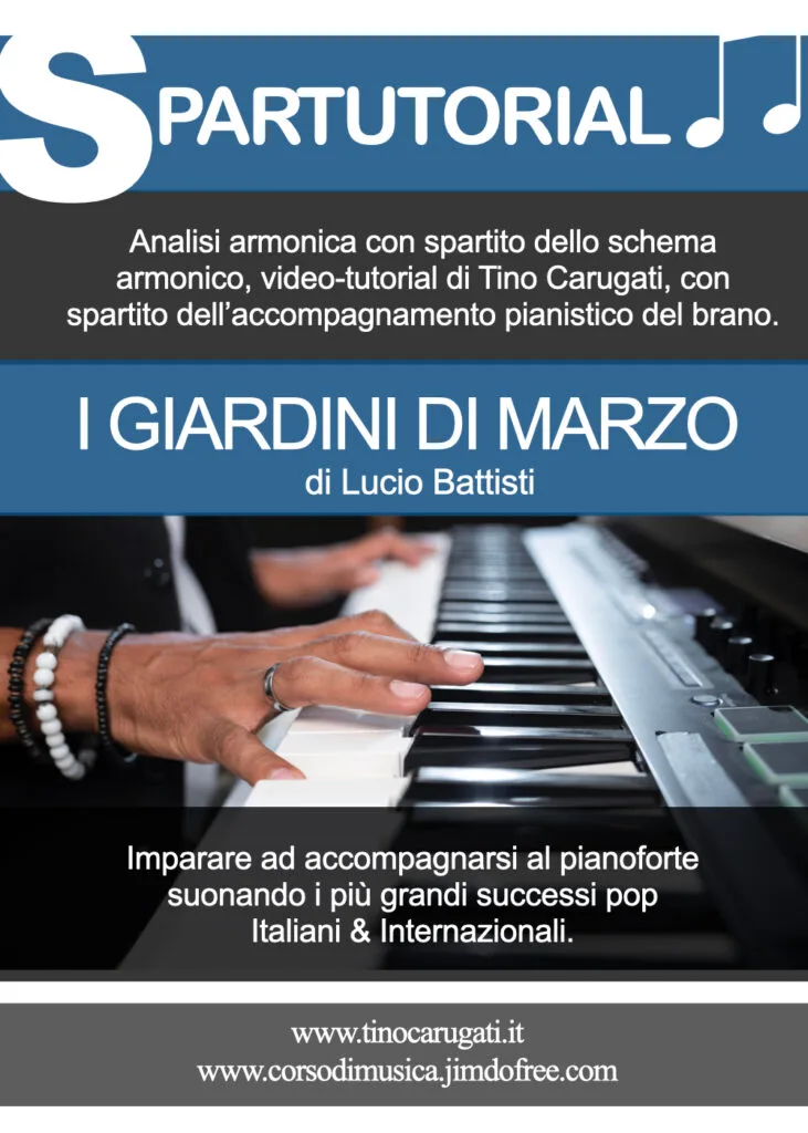 Tutorial Pianoforte  Lucio Battisti 'I GIARDINI DI MARZO' - Spartutorial